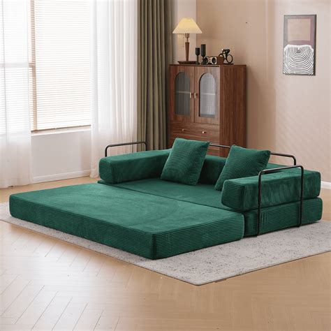 Floor Couch,Compression Sofa,Convertible Floor Sofa Bed-with Pillow ...