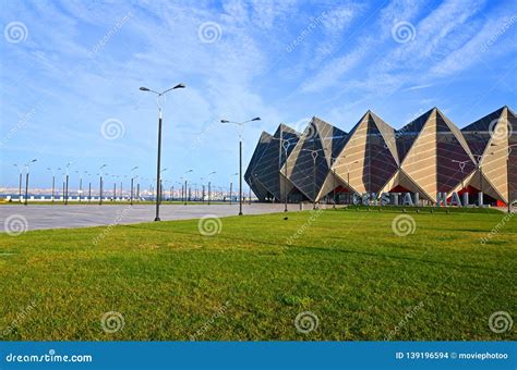 Baku Crystal Hall,on the Boulevard of the Caspian Sea Editorial Stock ...