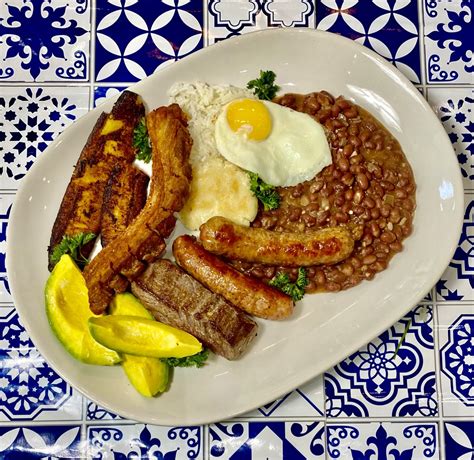 Colombian Food Bandeja Paisa