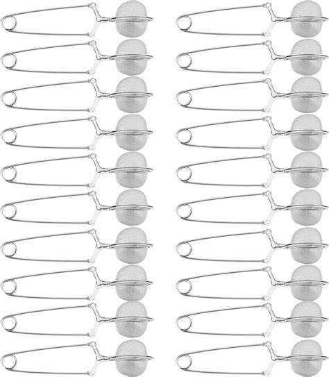 Amazon.com: Yinder 36 Pcs Snap Tea Infuser Tea Steeper Stainless Steel ...
