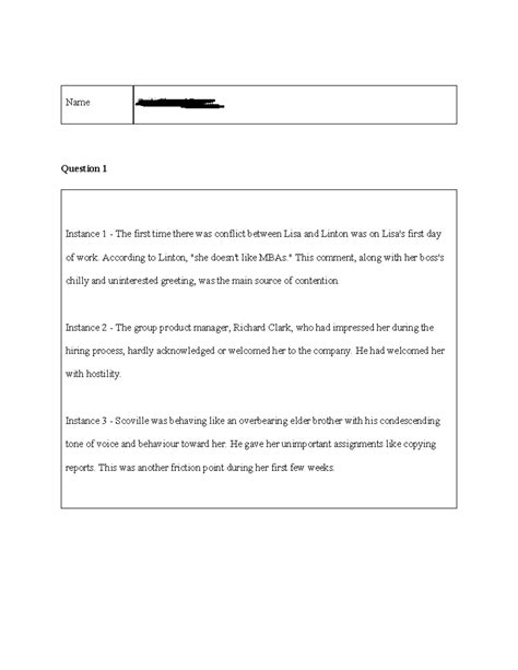 IMT Submission Lisa Benton - Name Saili Sharad Pawar Question 1 ...