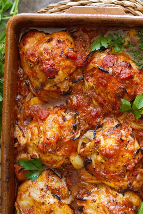 Spanish-Style Chicken Thighs
