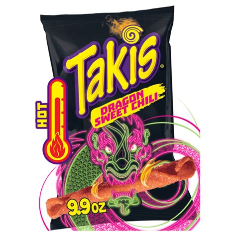 Takis Dragon Sweet Chili 9.9 oz Sharing Size Bag, Spicy Sweet Chili ...