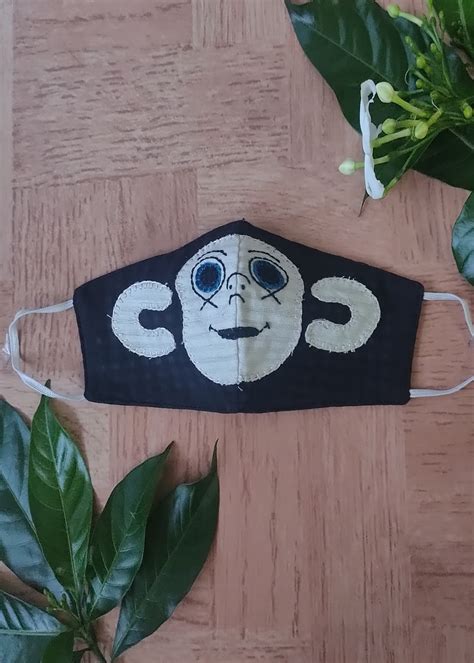 Get Embroidered Mask (8-14 Yrs)- Monkey Face- Kids at ₹ 159 | LBB Shop