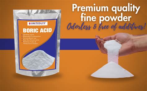 Unitedlys Multi-Purpose Boric Acid Powder 200G with Measuring Spoon ...
