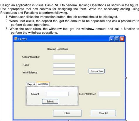 Image result for Visual Basic .NET Banking