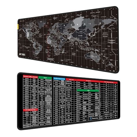 Ant Esports Dual Sided Atlas and Excel Shortcuts Mousepad Gaming ...