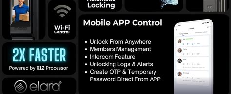 Elara Alloy Steel Apex Lite Smart Door Lock, HD Display, Camera ...