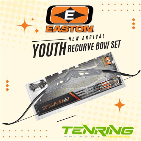EASTON | YOUTH | RECURVE BOW KIT FOR BEGINNER - TENRING ARCHERY