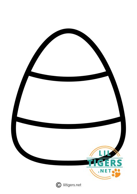 Free Printable Candy Corn Templates - Lil Tigers