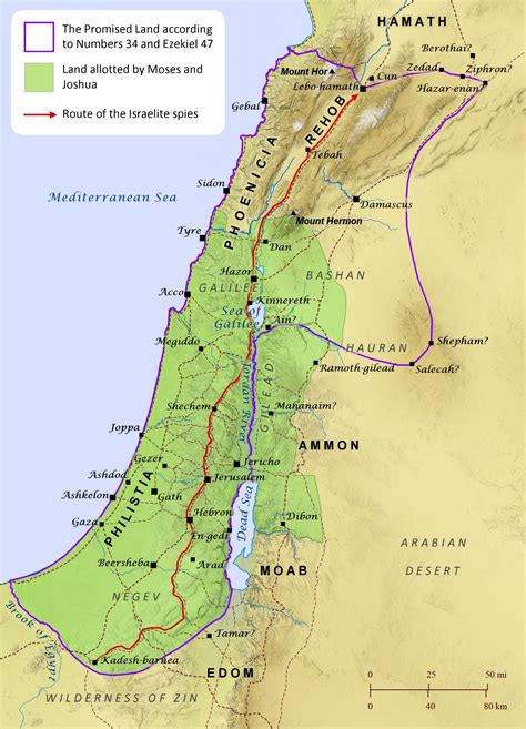Borders of the Promised Land – Bible Mapper Blog