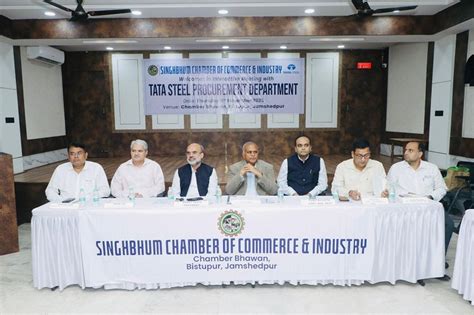 Jamshedpur chamber meeting with tata steel procurement deptt : सिंहभूम ...