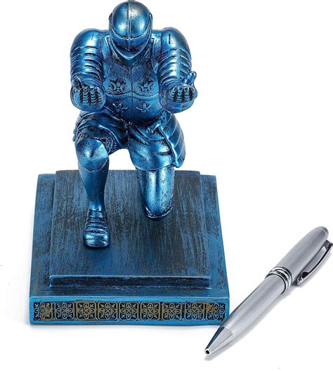 Amazon.com : ThreeH Executive Knight Pen Holder Pen Stand with a Pen ...