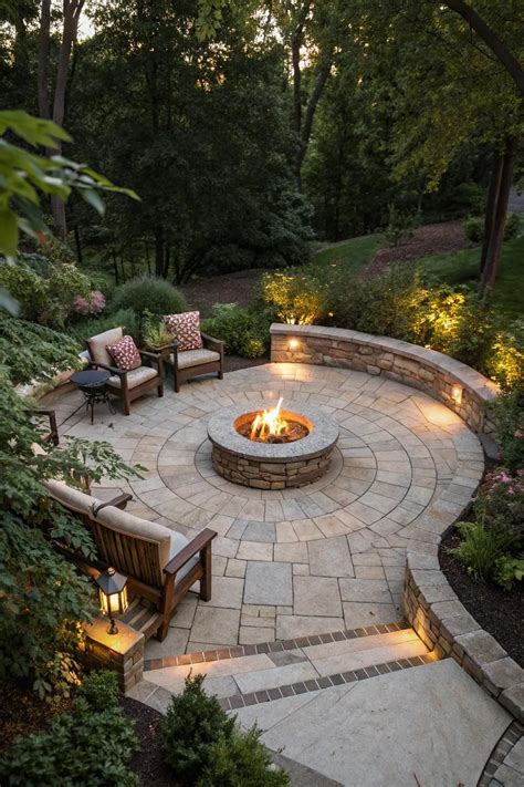 22+ Inspiring Stone Fire Pit Ideas for Your Backyard
