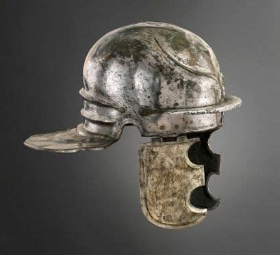 Roman Gallic helmet, 1st century A.D, Tinned bronze, helmet of the ...