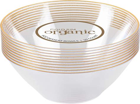 Amazon.com: [6 OZ 40 Count] Clear Plastic Organic Design Party Dessert ...