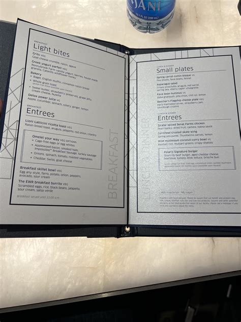 EWR Polaris menu : r/unitedairlines