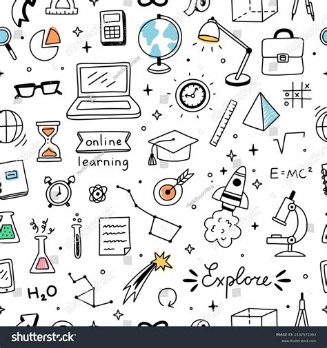 Cute Science Pattern 的图像结果