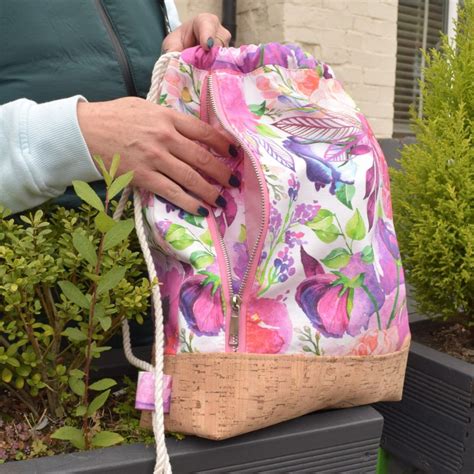 Image result for Drawstring Backpack Pattern