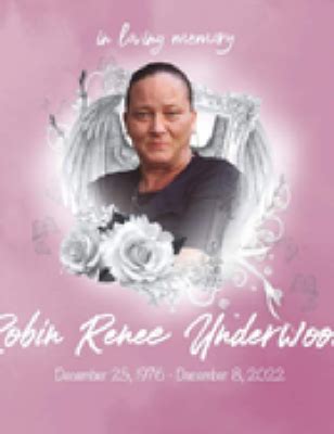 Robin Renee Underwood Obituary - 2022 - Smoot Funeral Services