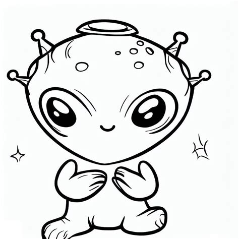 Image result for Alien Coloring Page