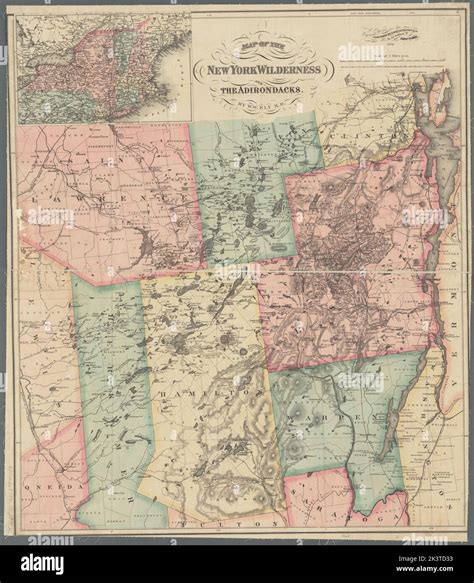 Map Of Adirondack Mountains Ny 20+ Adirondack Mountains Map Stock