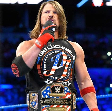WWE United States Heavyweight Wrestling Champion AJ Styles | Aj styles ...