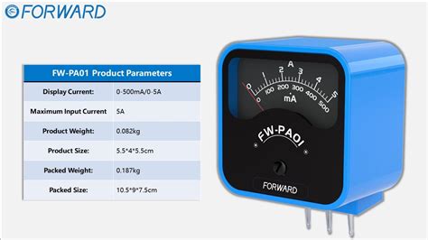 Forward PA01 Precision Pointer Ammeter