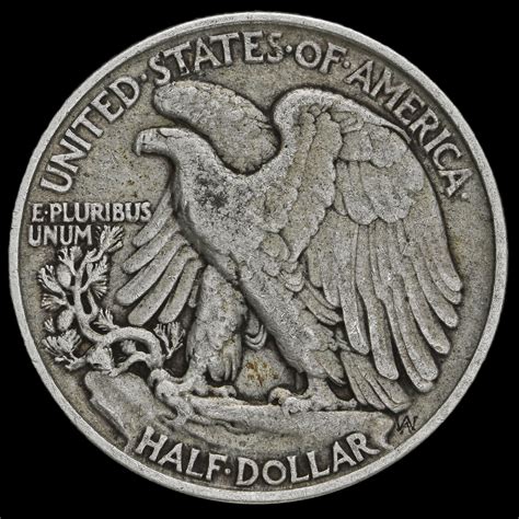 USA 1944 Walking Liberty Silver Half Dollar