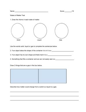 Fillable Online Matter Quiz - CPalms Fax Email Print - pdfFiller