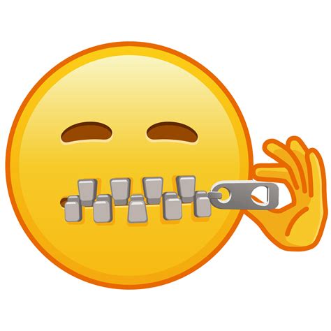 Mouth Zip Emoji at Amy Beasley blog