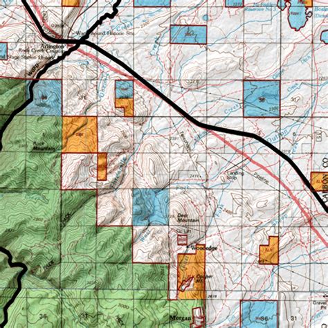 HuntData Wyoming Land Ownership Map for Antelope Unit 28 by HuntData ...