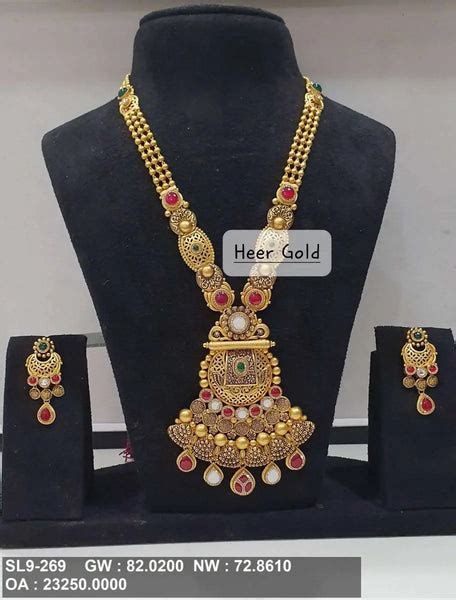 Antique Long Set – HM Sarafa Bazar India Pvt Ltd