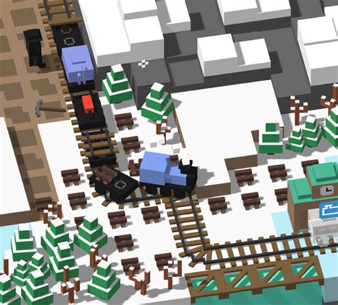 Unrailed - coupe de bois et pose de rails