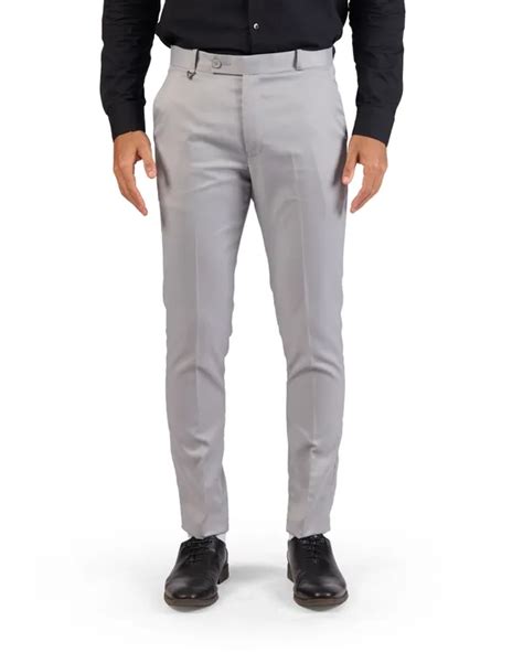 THE MRP STORE GOOG ICE GREY PLAIN SLIM FIR FORMAL TROUSER Price in ...