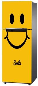 Sticker Hub 60 cm Smile Face Emoji Large Self Adhesive Fridge Sticker ...