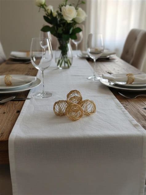 | Metal Napkin Rings Gold Set Of 6