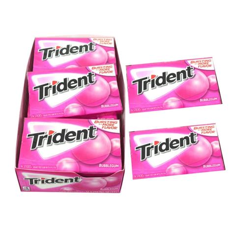 Trident Sugar Free Bubble Gum - 12ct – I Got Your Candy