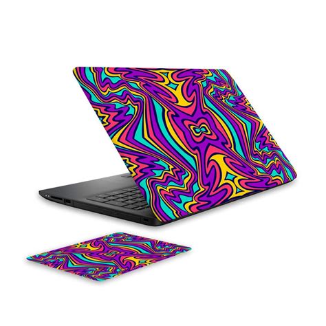Psychedellic 4 Laptop Skin and Mouse Pad Combo – WrapCart Skins