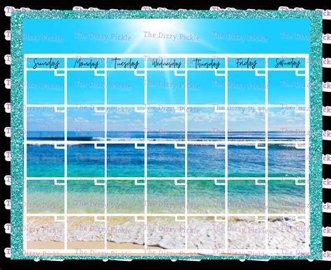 Sublimation Calendar Blanks