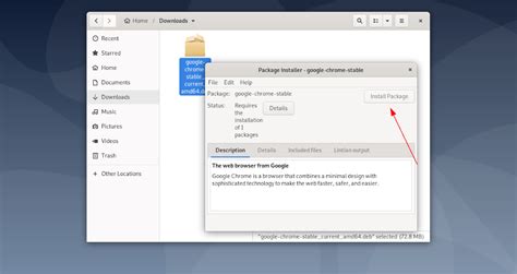 Installing Deb File 的图像结果