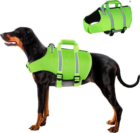 Amazon.com : SAWMONG Dog Life Jacket,Dog Swimming Vest with Ripstop and ...