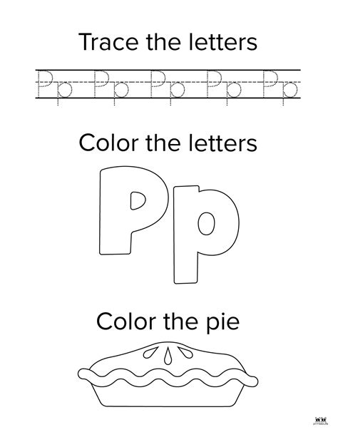 Letter P Worksheets - 50 FREE Printables | Printabulls