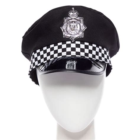Black Policeman Hat | Party Delights