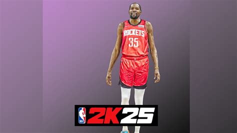 NBA 2K25 Kevin Durant Houston Rockets Portrait Update