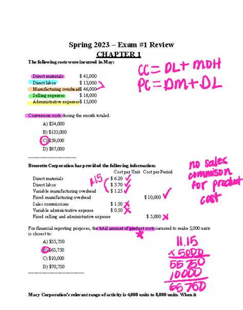 Accounting 2 review - Spring 2023 – Exam #1 Review CHAPTER 1 The ...