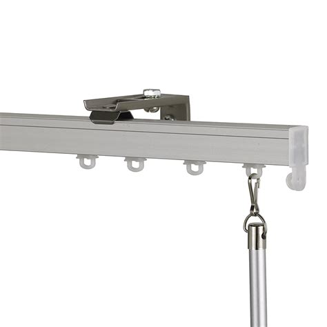 Euroscope Traverse Curtain and Drapery Track System (106", Nickel ...