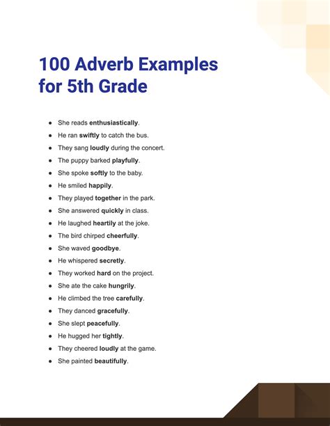 100+ Adverb Examples for 5th Grade, How to Use, Tips | Examples