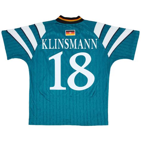 Klinsmann 18 - 1996/97 Germany Away Jersey - Retro ( Original Quality ...