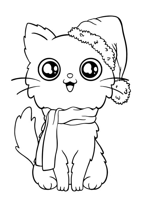 Kitty Cat Coloring Pages Printable at Cornelius Davis blog